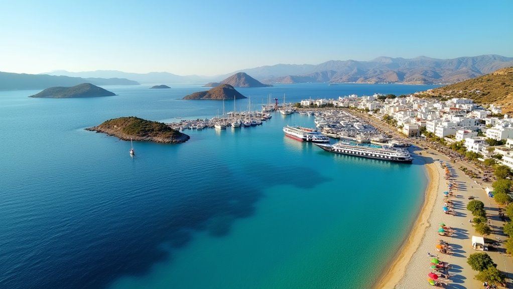 ideal greek island hopping hub