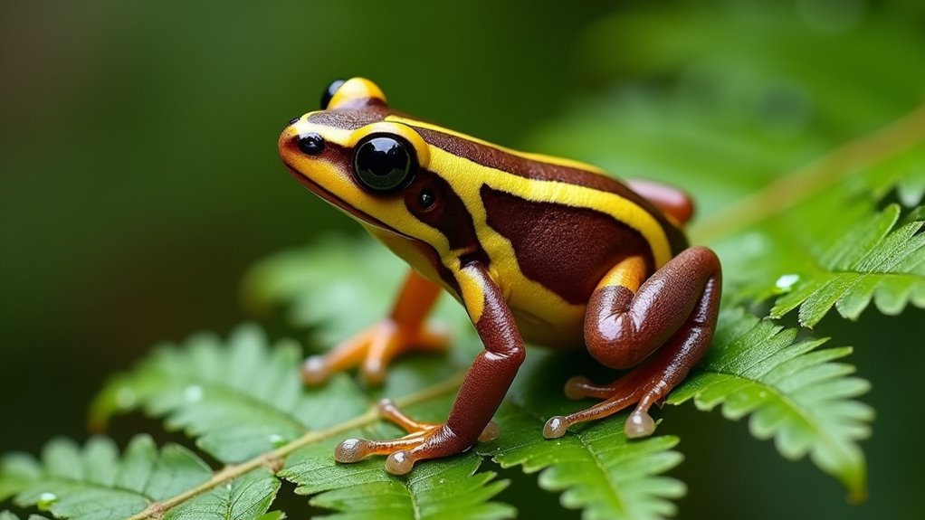 impressive jumping amphibian survival