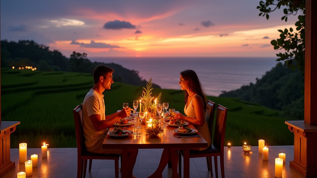 intimate bali private dinners