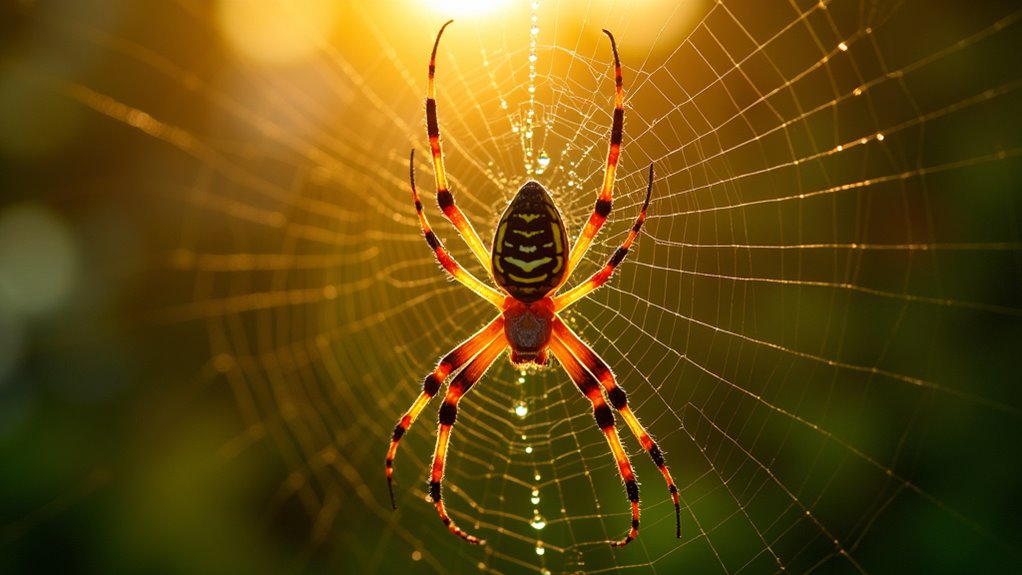 intricate nocturnal web builders