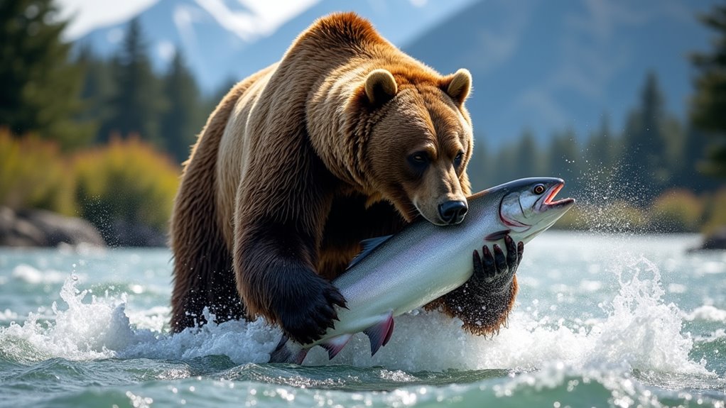 kamchatka bears salmon diet
