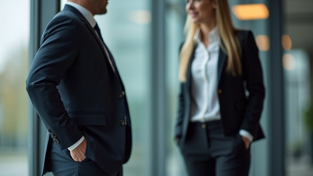 keep hands visible during conversations