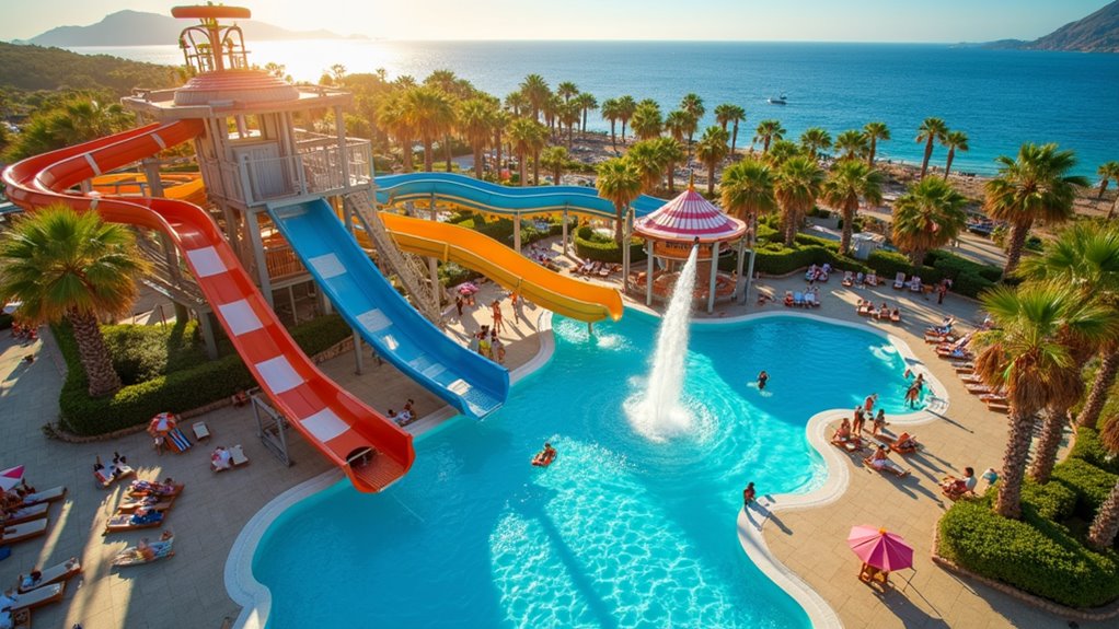kos island water park fun