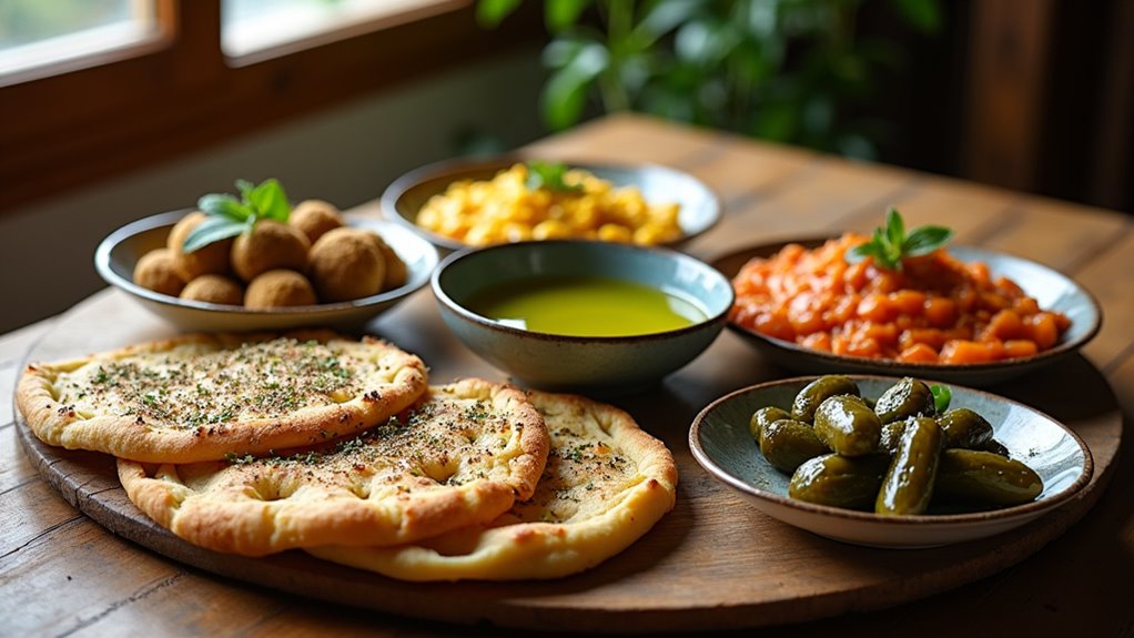 lebanese za atar olive dip