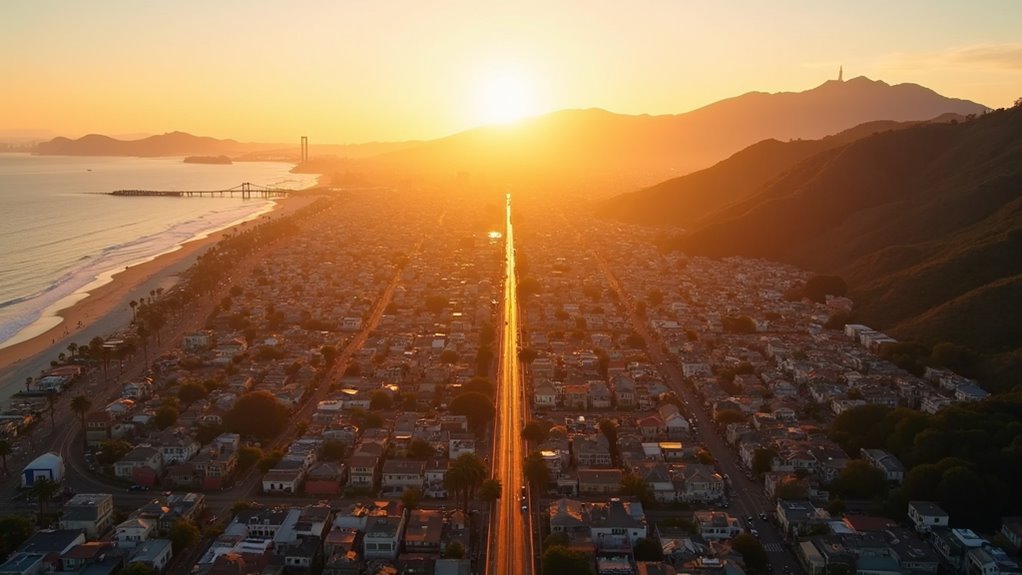 los angeles exceeds san francisco