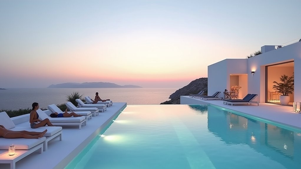 luxurious mykonos party retreat