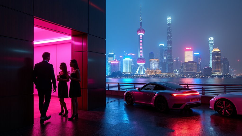 luxurious waterfront nightlife venues