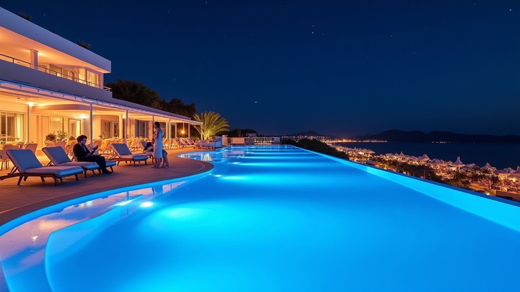 luxury beachfront party resort