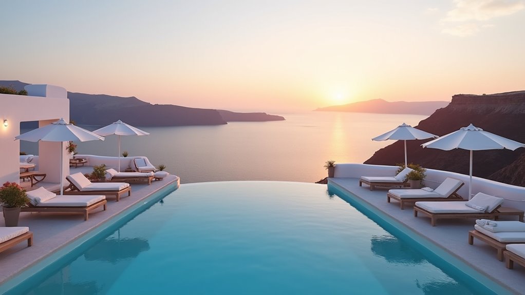 luxury caldera view accommodations