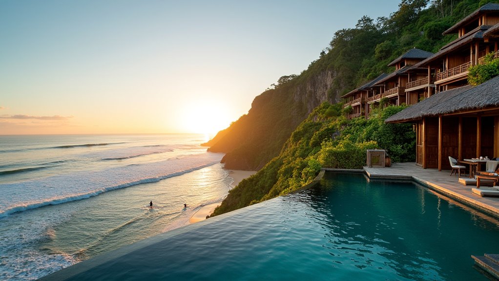 luxury cliffside surf retreat