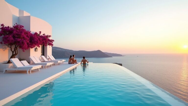 luxury mykonos infinity pools
