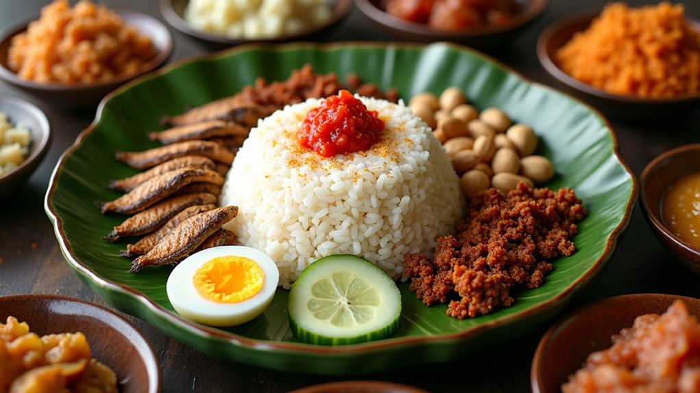 malaysian coconut rice dish