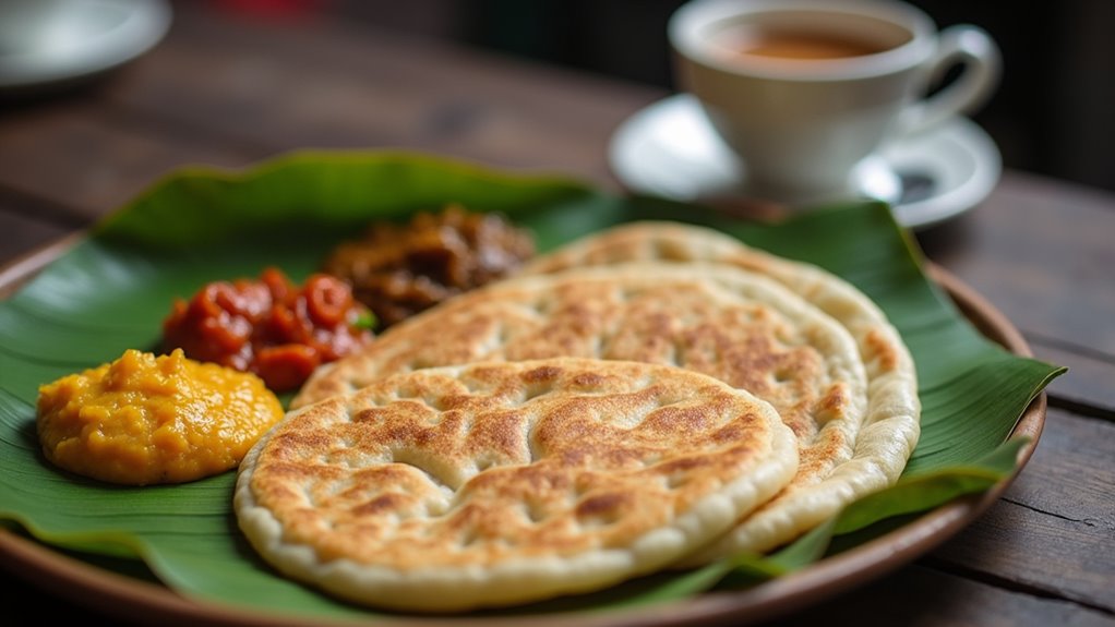 malaysian crispy layered flatbread