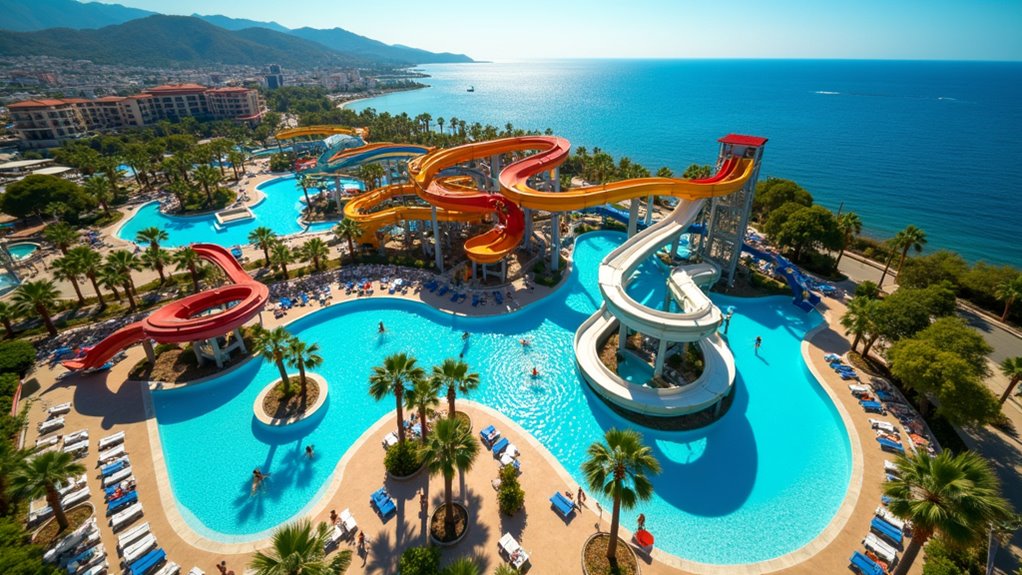 marmaris waterpark with slides