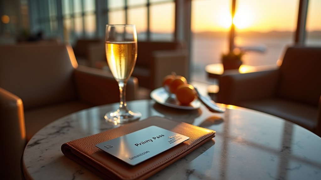 maximize airport lounge access