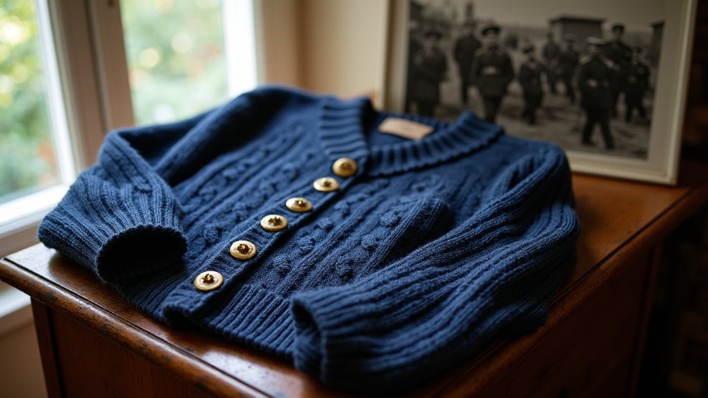 military inspired versatile cardigan