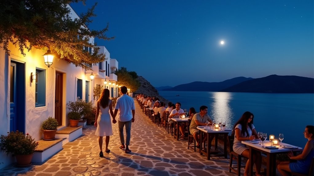 milos nighttime activities guide