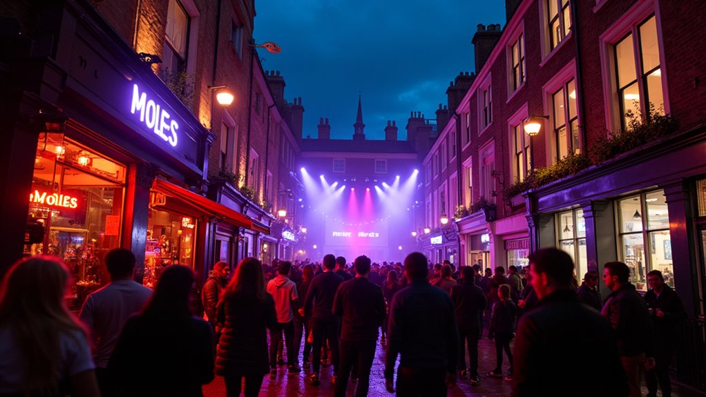 moles iconic live music venue