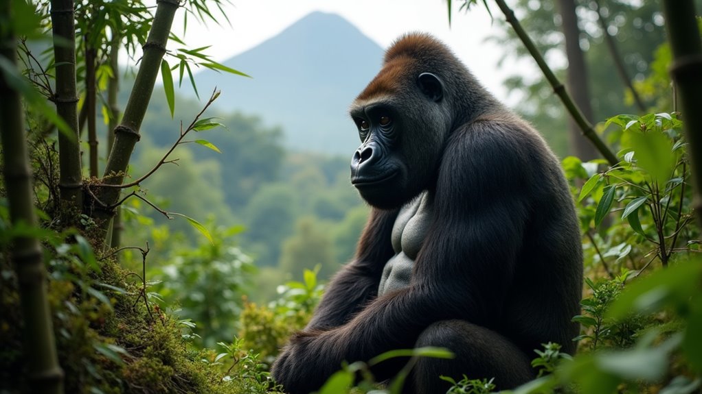 mountain gorillas in virunga