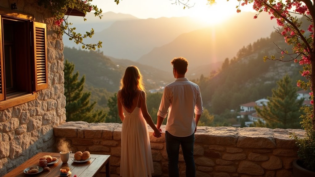 mountain highland romantic retreat