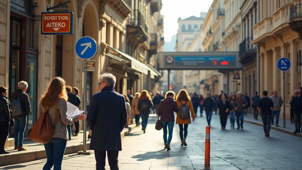 navigating greek towns efficiently