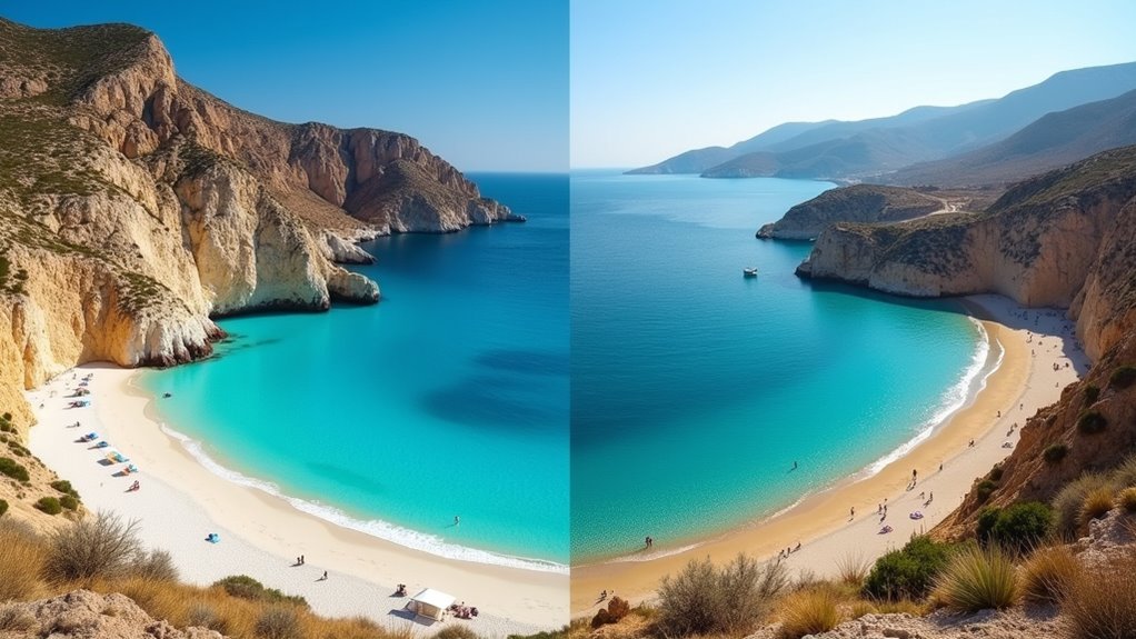 naxos beaches are pristine