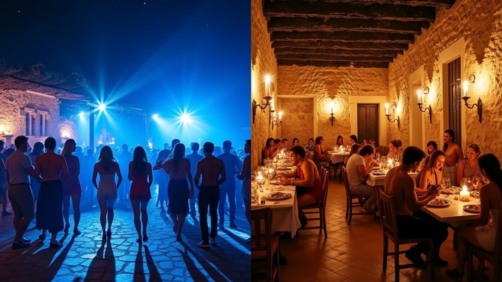 nightlife glamorous vs cultural