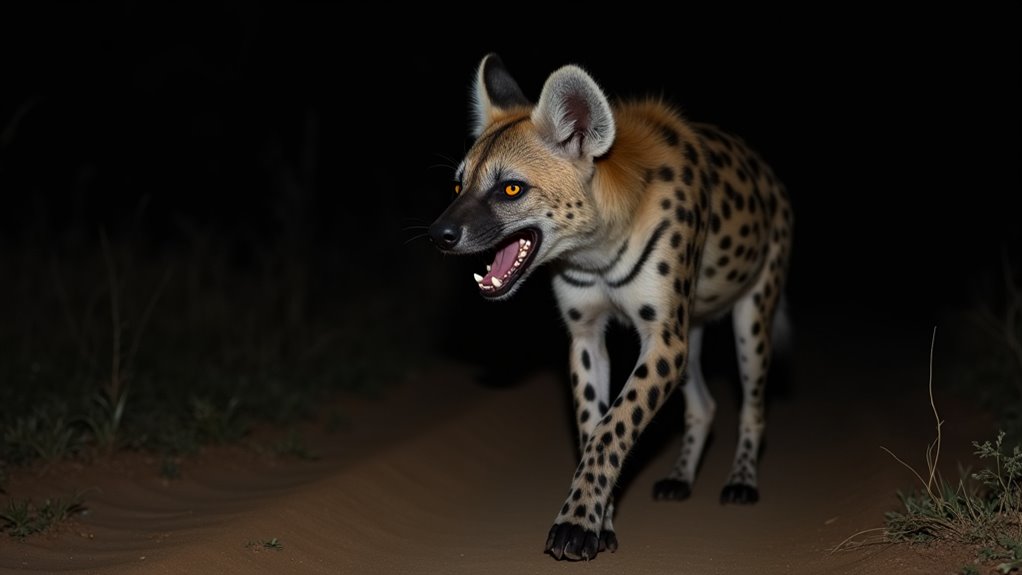 nighttime hyena scavengers strength