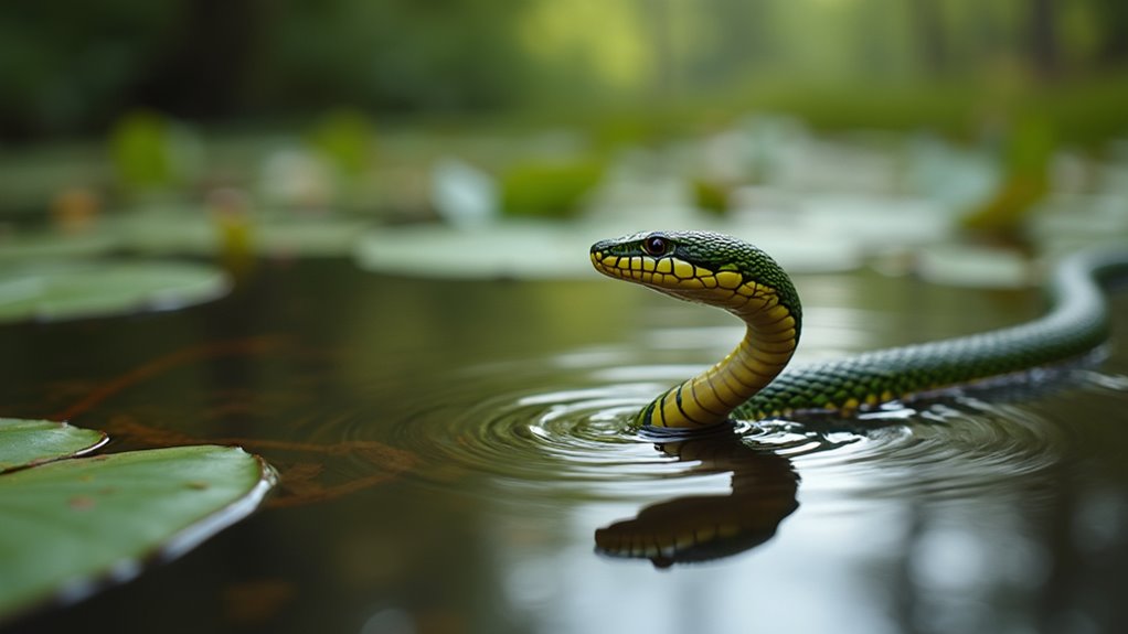 non venomous finnish grass snake