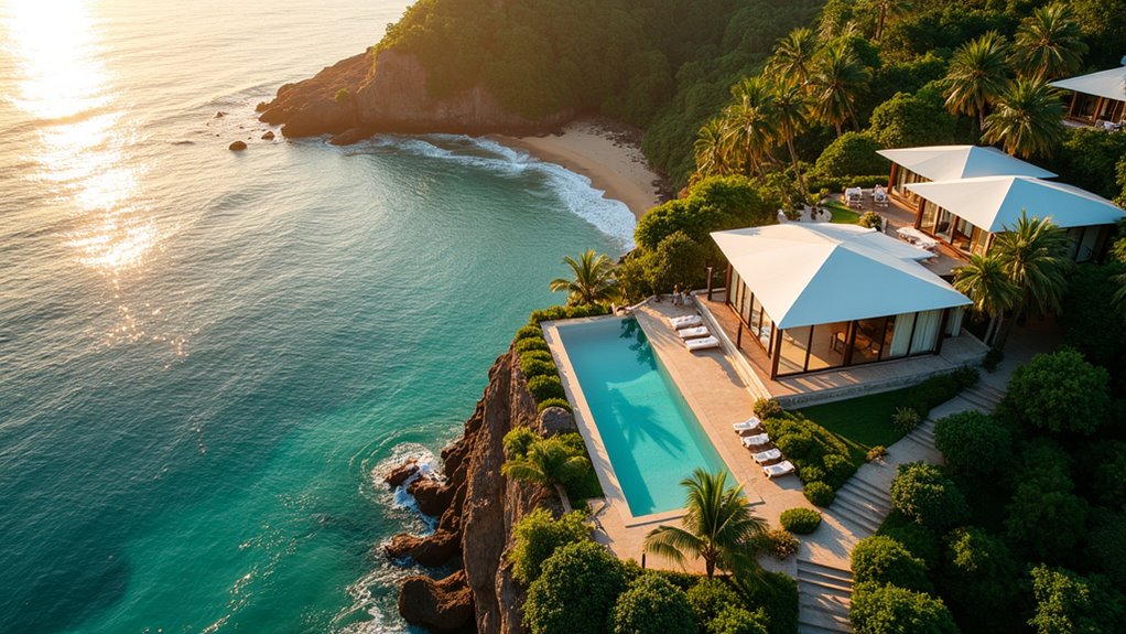 oceanfront eco luxury with amenities