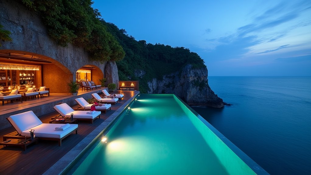 oceanfront infinity pool experience