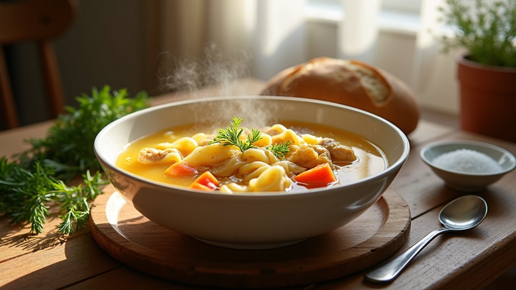 polish sunday chicken soup