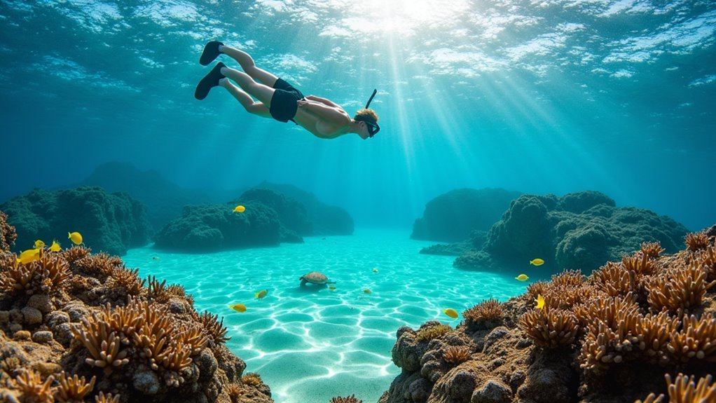 pristine hawaiian snorkeling paradise