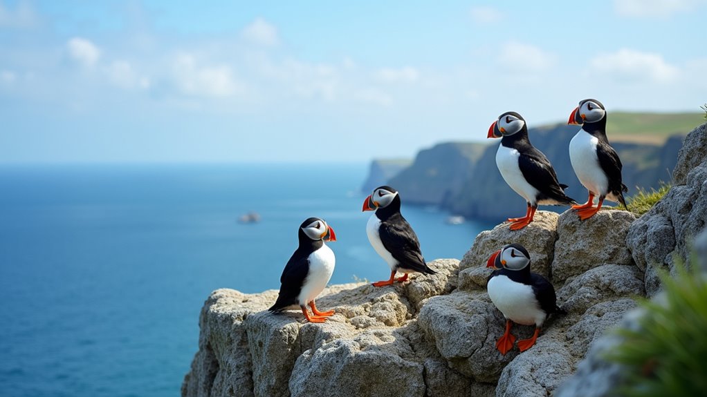 puffin birdwatching locations uk