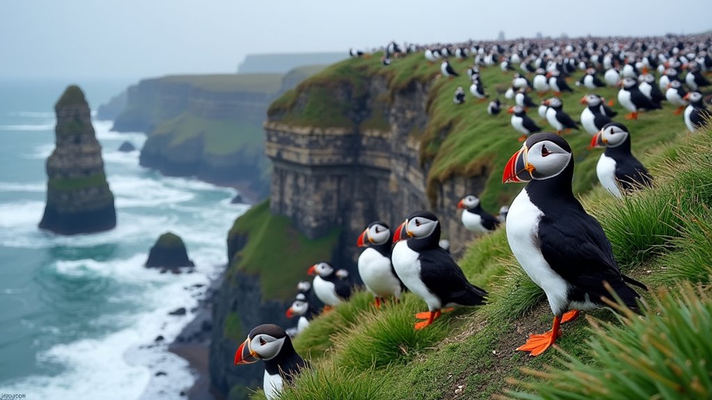 puffin watching in northumberland