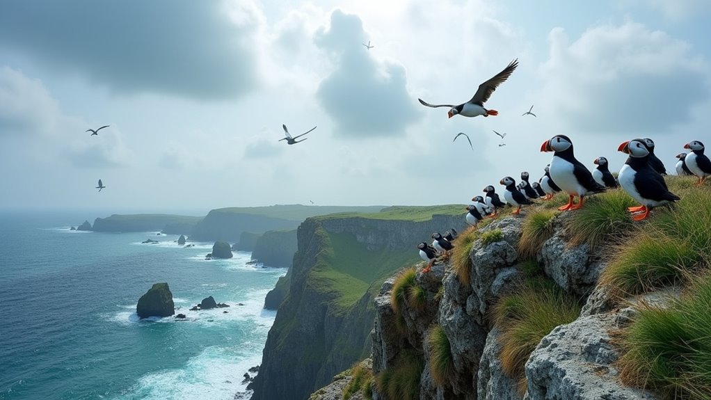 puffins nesting in scilly