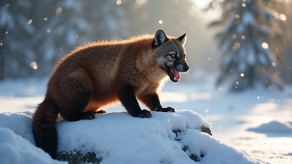 rare fierce solitary predator