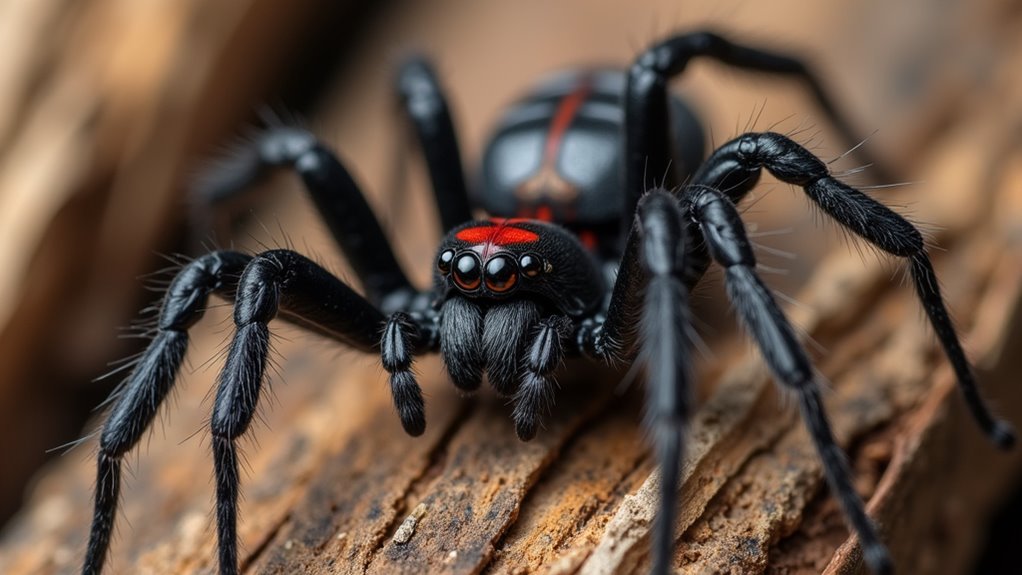 redback spider s distinctive venomous web