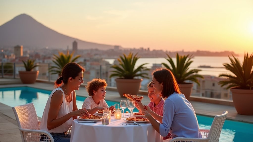 rooftop views and cuisine