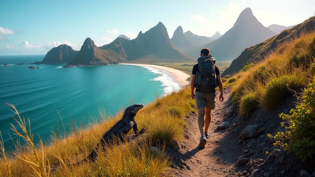 rugged hiking island vistas