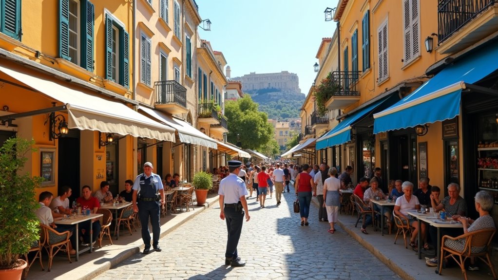 safe athens neighborhood guidance