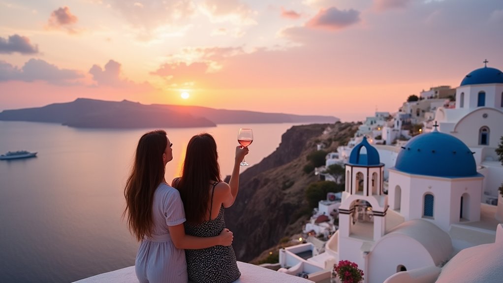 santorini s stunning caldera views