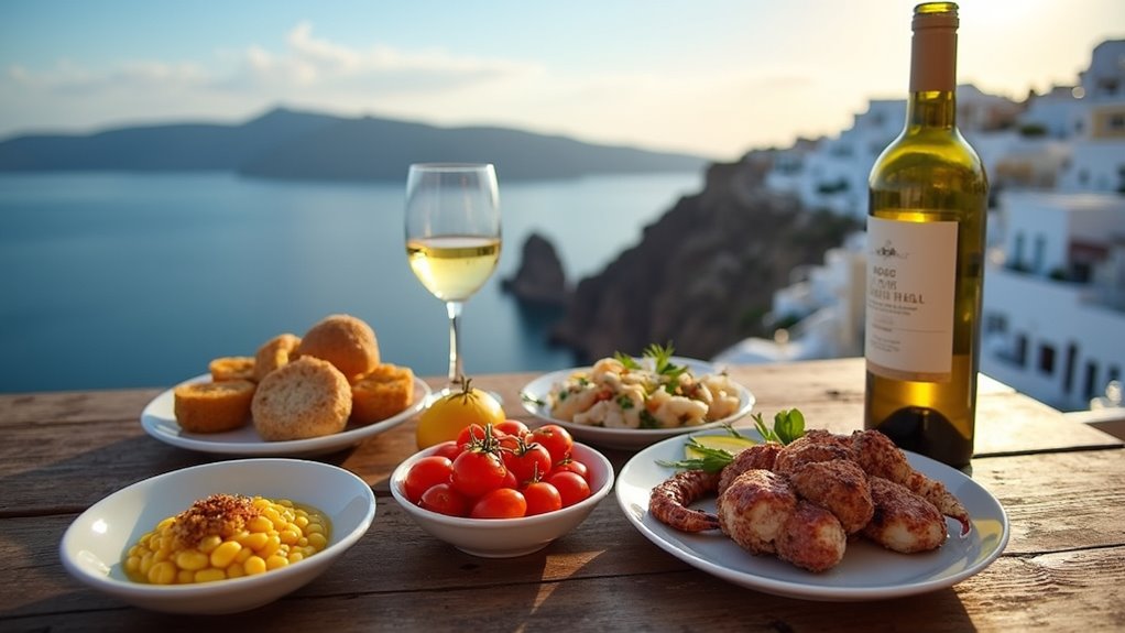 santorini s unique flavors and vistas