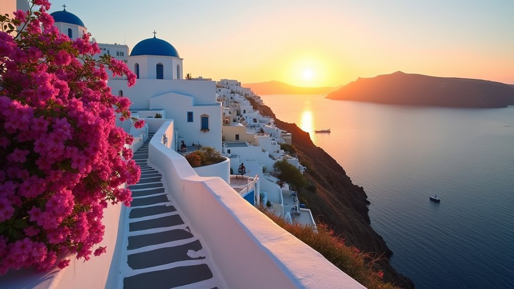 santorini s unique volcanic landscape