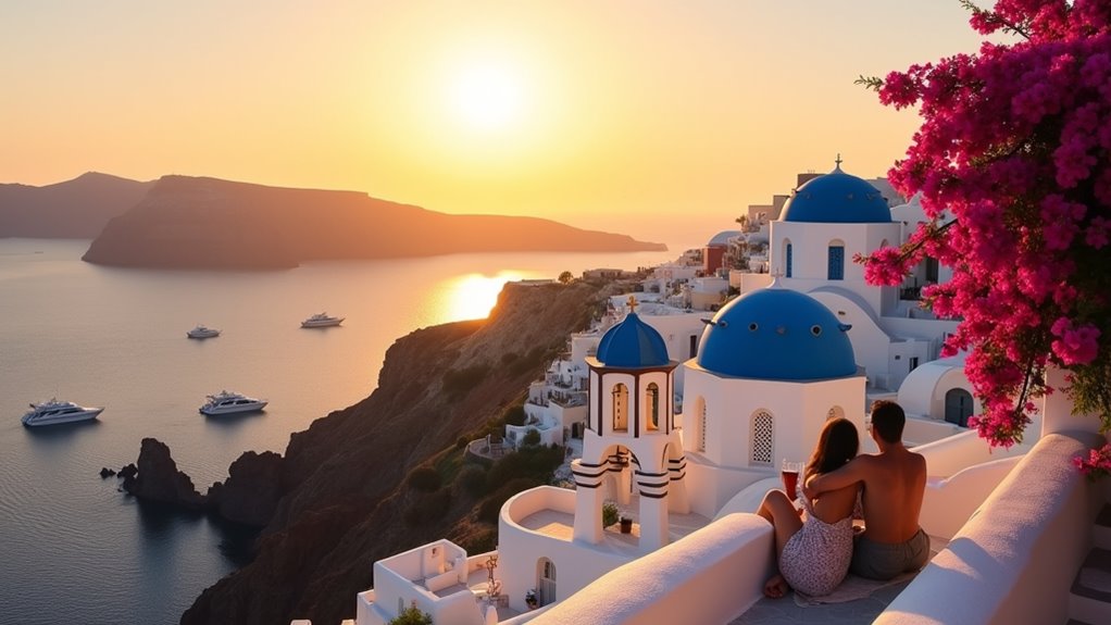 santorini stunning volcanic scenery