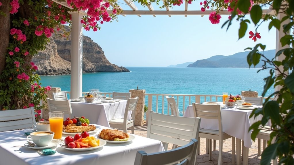 scenic hilltop brunch views