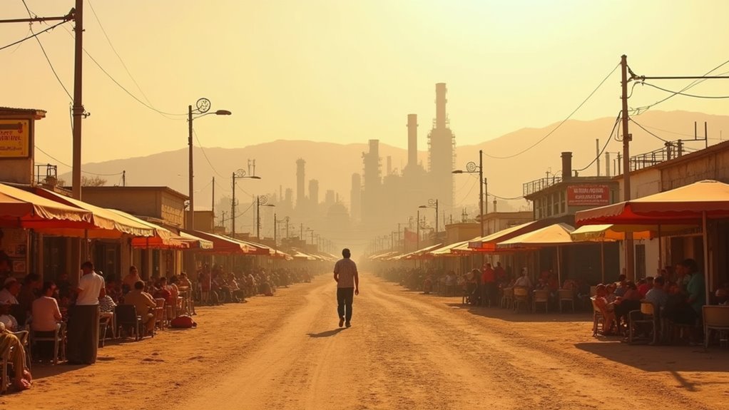 scorching desert like summer temperatures