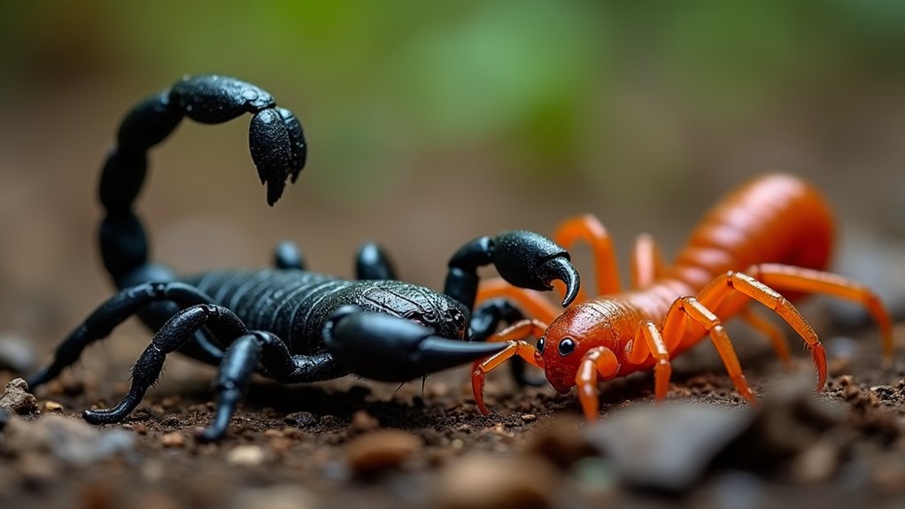 scorpion bites and centipede dangers