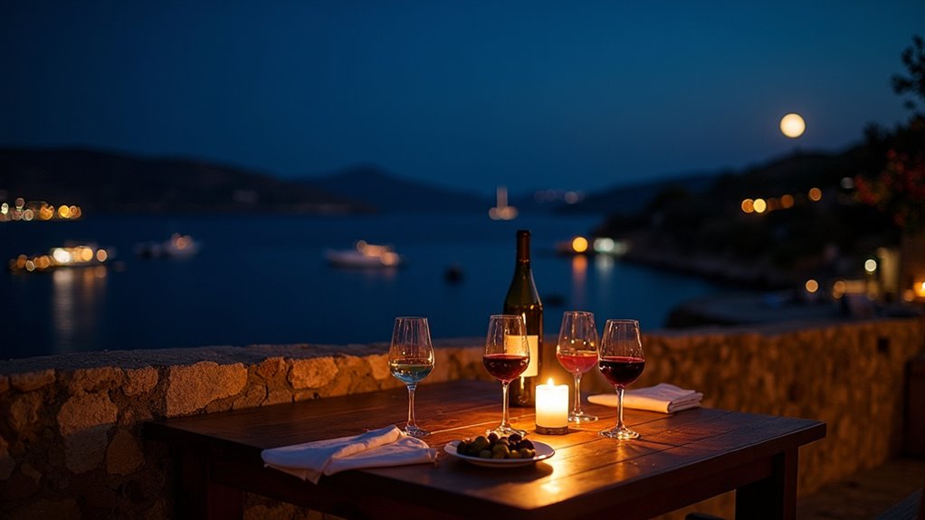 sea view milos wine tasting