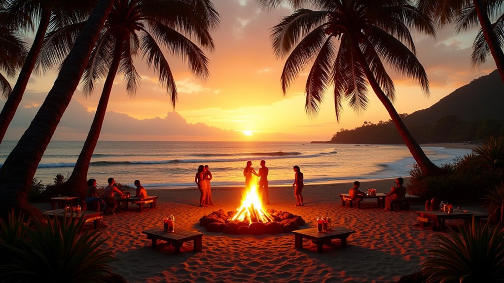 secluded eco friendly beach parties